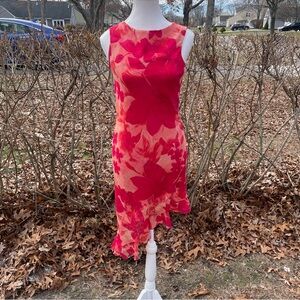 Y2K Floral Asymmetrical Dress 6 Women’s
